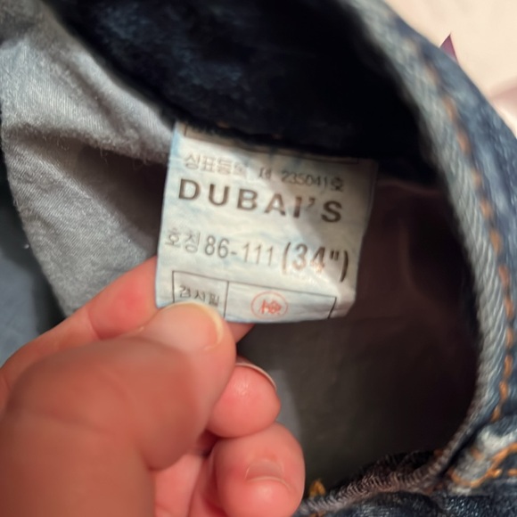 Levee Strong & Co Dubai's Men’s Denim Blue Jeans Waist 34 Inseam 32 - Picture 6 of 6